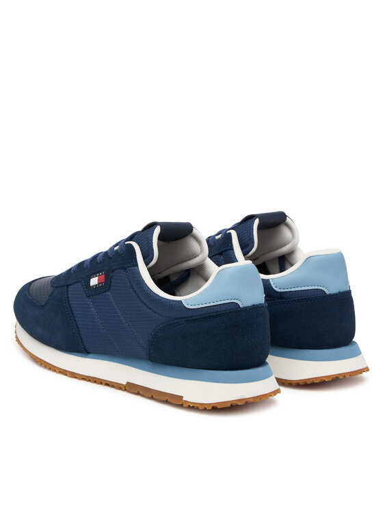 Tommy Jeans Sneakers Tommy Jeans Tj Runner Flag Mix EM0EM01774 Bleumarin