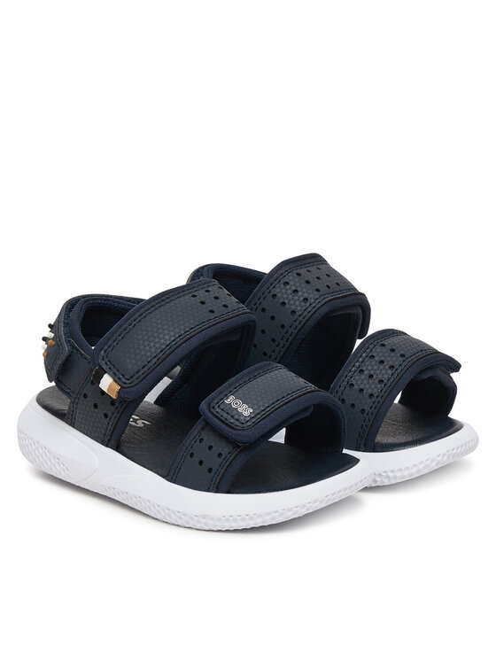 BOSS Sandali BOSS J52823 M Blu scuro