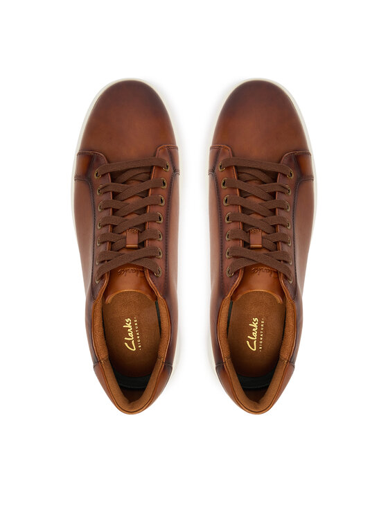 Clarks Снікерcи Clarks Goswell Tie 26186561 Коричневий