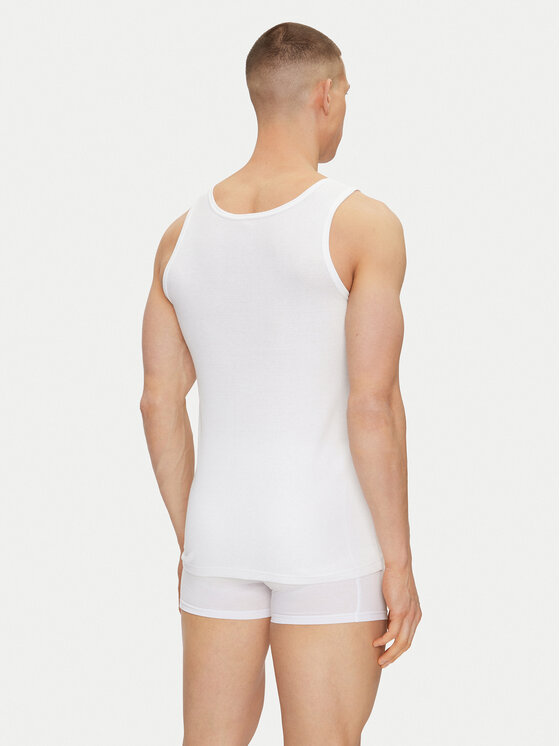 Resteröds Resteröds Set di canotte 7027 1 Bianco Slim Fit