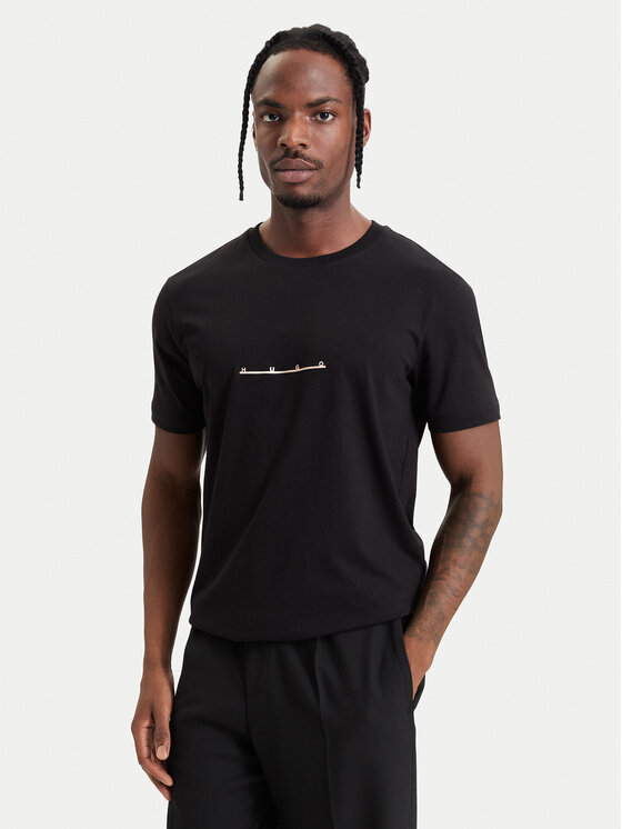 HUGO HUGO Camiseta Datri  50568118 Negro Regular Fit