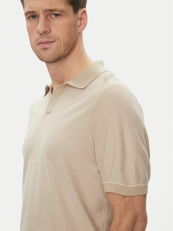 BOSS BOSS Polo H-Jianluca 50537654 Blanco Regular Fit