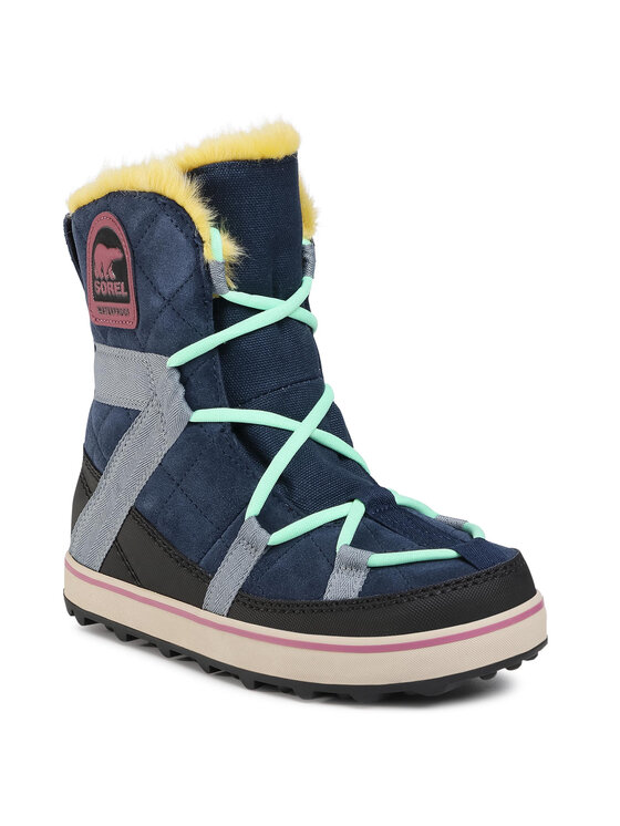 Sorel Śniegowce Sorel Glacy Explorer Shortie NL2079 Granatowy