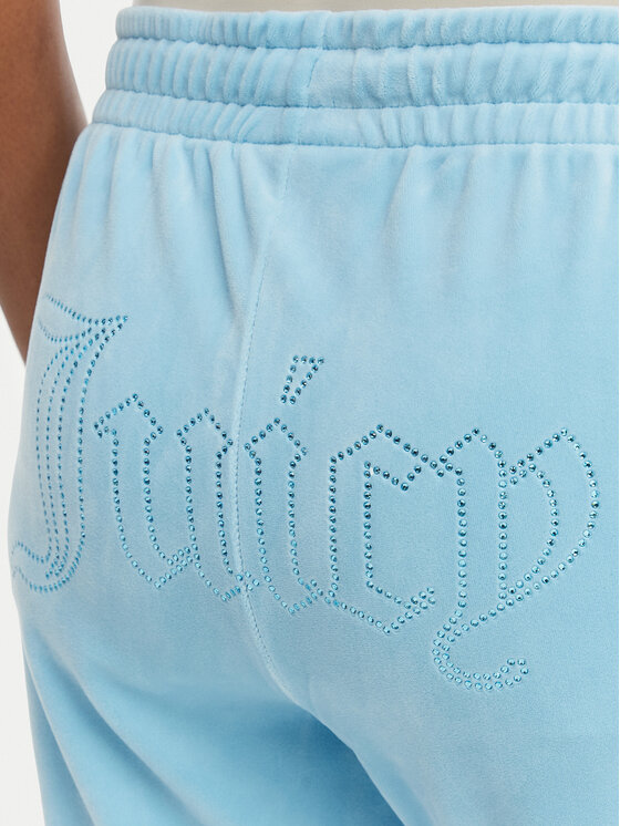 Juicy Couture Juicy Couture Спортивні штани Tina JCWBJ126327 Блакитний Straight Leg