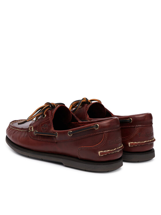 Timberland Мокасини Timberland Classic Boat 2 Eye TB0250452141 Бордовий