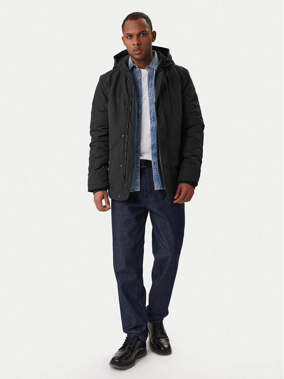 G-STAR G-Star Raw Зимова куртка Clean Vodan D27789-D908 Чорний Regular Fit