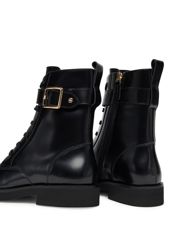 BOSS Šnurovacia obuv BOSS Eleri 50552772 Čierna