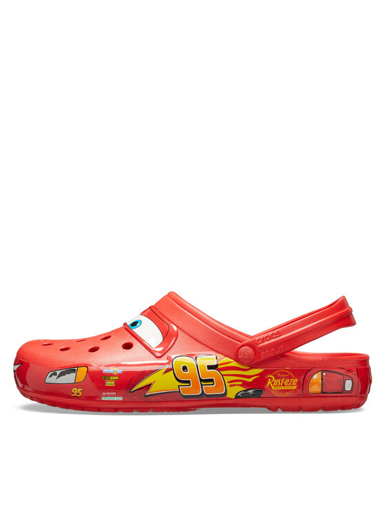 Crocs Şlapi Crocs Lightning Mcqueen Crocband Clog 205759 Roșu