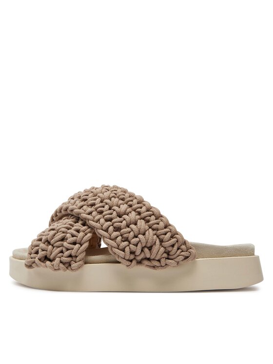 Inuikii Шльопанці Inuikii Woven 70104-105 Коричневий