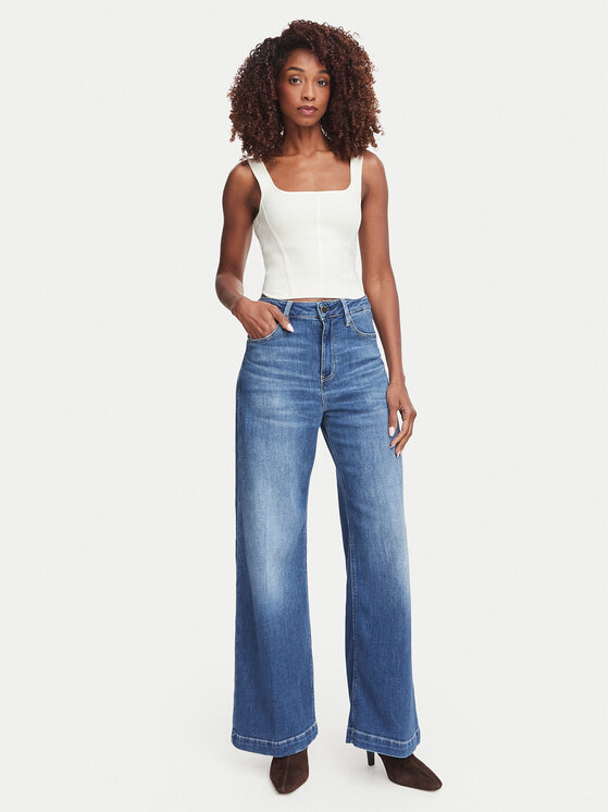 Guess Guess Top W6YZ08 Z0979 Crema Slim Fit