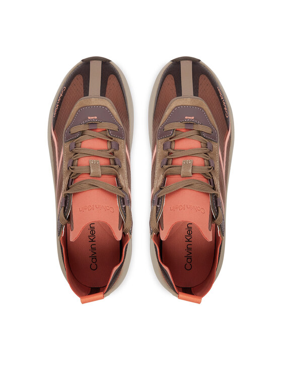 Calvin Klein Sneakersy Calvin Klein Chunky Run Ckstripe Lup Tran Rip HW0HW03005 Ružová