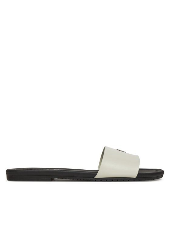 Calvin Klein Jeans Chanclas Calvin Klein Jeans Flat Sandal Slide Mg YW0YW01697 Blanco