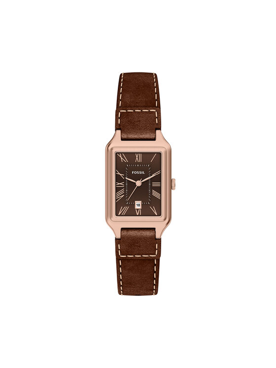 Fossil Zegarek Fossil Raquel ES5503 Brązowy ciemny