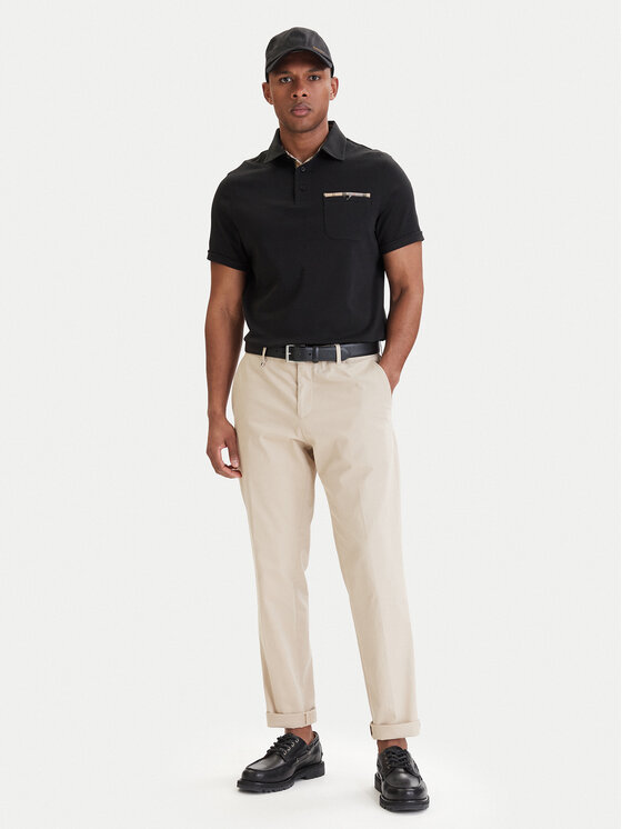 Barbour Barbour Polo Premium Corpatch MML1496BK31 Negro Tailored Fit