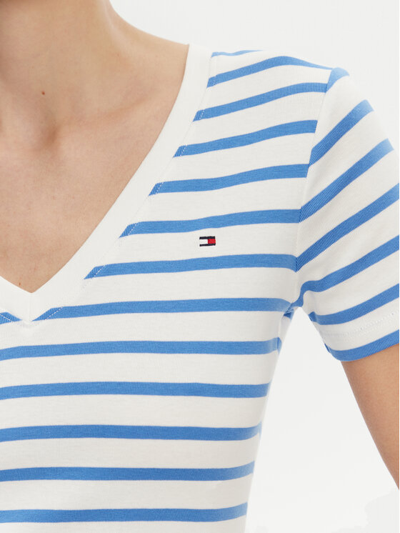 Tommy Hilfiger Tommy Hilfiger Póló New Cody WW0WW40584 Kék Slim Fit