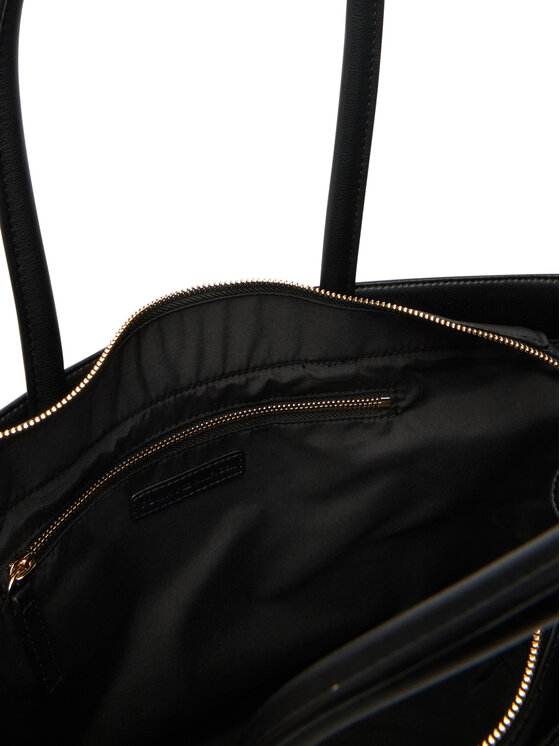 Tommy Hilfiger Ročna torba Tommy Hilfiger Th Logotape Tote AW0AW18742 Črna