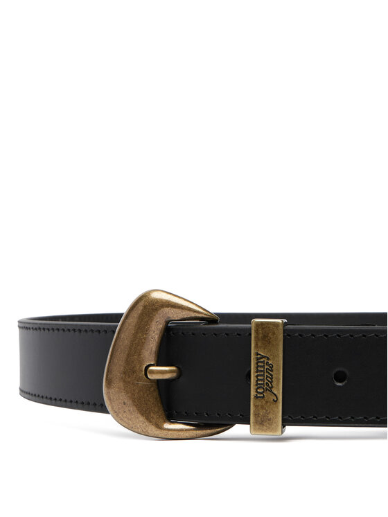 Tommy Jeans Curea Tommy Jeans Tjw Cool Brass 30 AW0AW18845 Negru