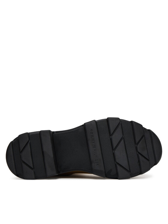 Tommy Hilfiger Gumijasti škornji Tommy Hilfiger Rubber Flag Cleated FW0FW08637 Rjava