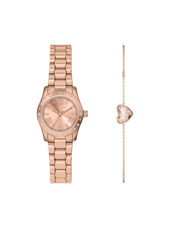 Michael Kors Набір годинник і браслет Michael Kors Lexington Set MK4994SET Рожевий