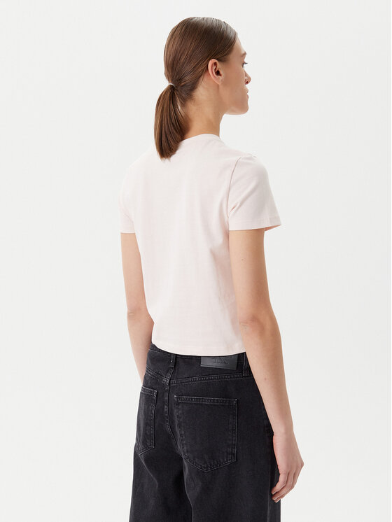 Calvin Klein Jeans Calvin Klein Jeans Majica Placed Institutional J20J225524 Roza Slim Fit