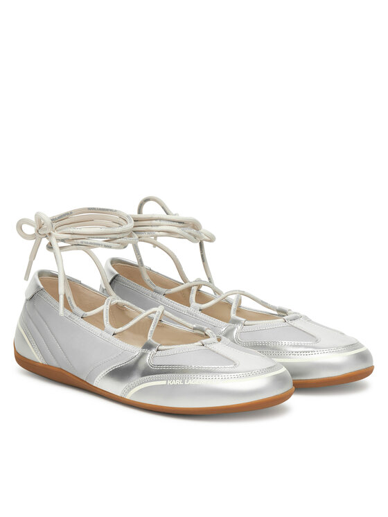 KARL LAGERFELD Балетки KARL LAGERFELD Altia KL66111 Срібний