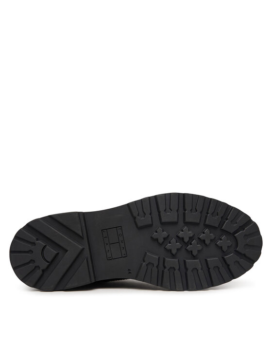 Tommy Jeans Polacchine Tommy Jeans Archive '01 Rubber Lace Boot EM0EM01781 Nero