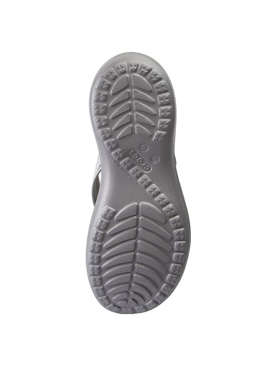 Crocs Джапанки Crocs Capri V Sequin W 204311 Сребрист