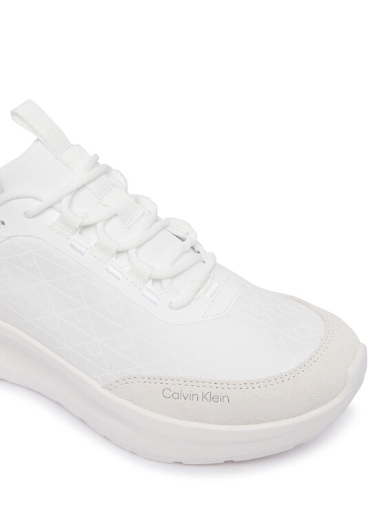 Calvin Klein Laisvalaikio batai Calvin Klein Light Eva Runn Laceup Aop HW0HW03292 Balta