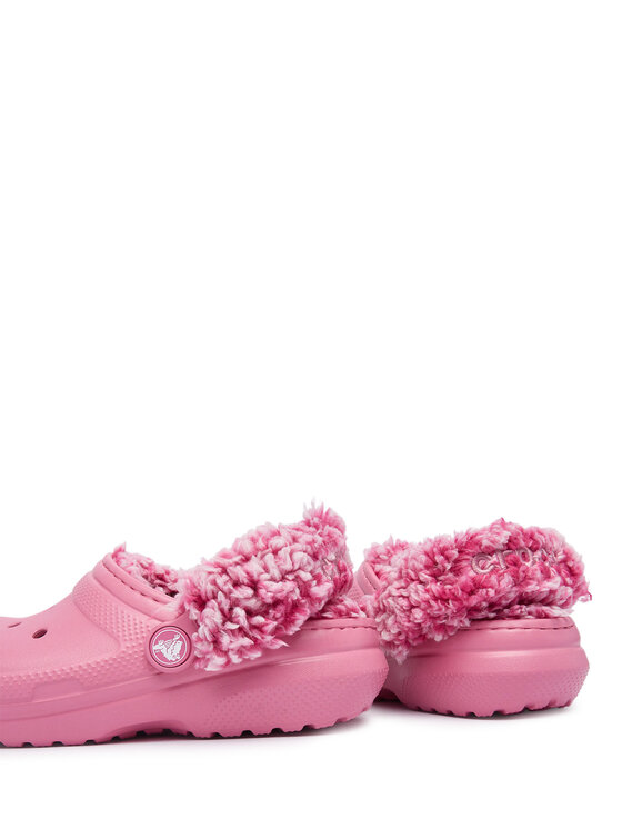 Crocs Шльопанці Crocs Classic Fleece Lined Clog K 212856 Рожевий