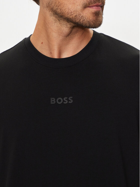 BOSS Boss Marškinėliai 50519368 Juoda Oversize