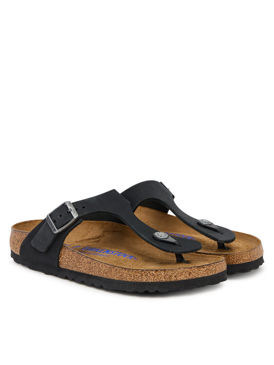 Birkenstock В'єтнамки Birkenstock Gizeh SFB LENB 1019015 Чорний