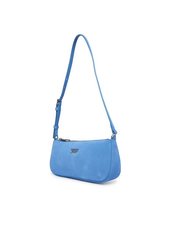 Tommy Jeans Дамска чанта Tommy Jeans Tjw Must Suede Shoulder Bag AW0AW18454 Син
