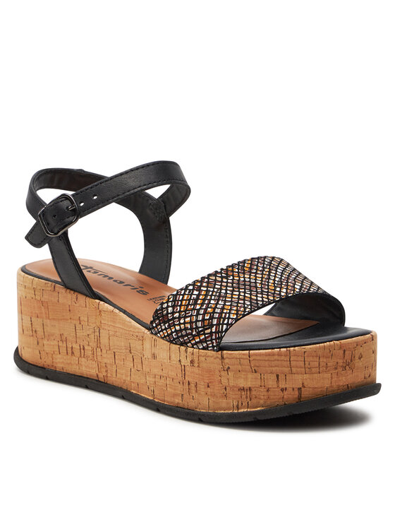 Tamaris Sandály Tamaris 1-28020-42 Černá