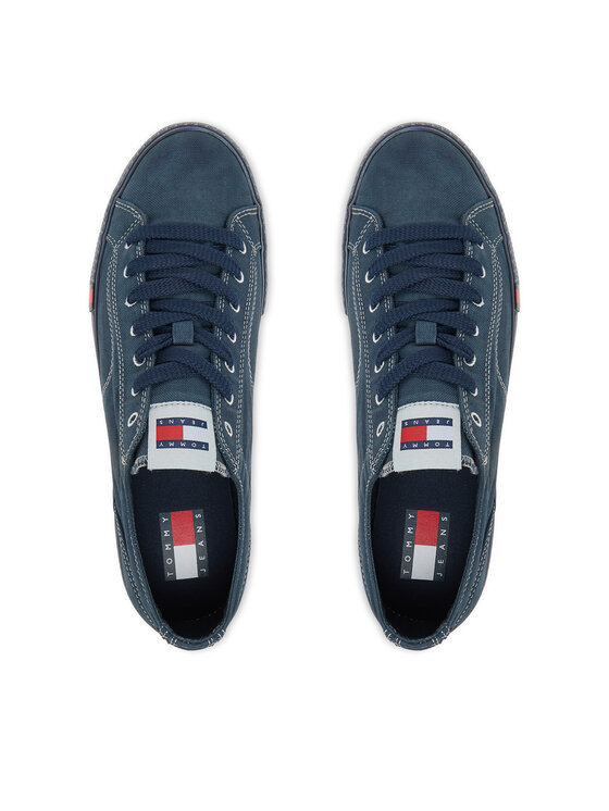 Tommy Jeans Kedai Tommy Jeans Archive Vulc. Y2K Washed Canvas EM0EM01720 Tamsiai mėlyna