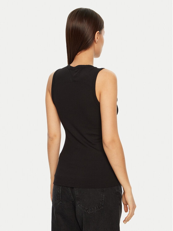 Calvin Klein Calvin Klein Marškinėliai K20K208054 Juoda Slim Fit