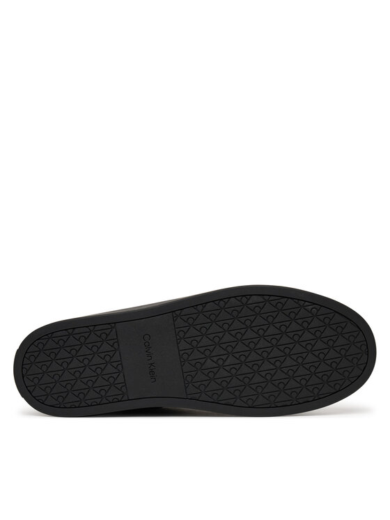 Calvin Klein Tenisice Calvin Klein Classic Cupsole Laceup Tape Lth2 YM0YM01448 Crna