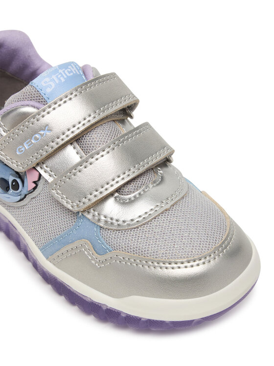 Geox Sneakers Geox B Lightyloo Girl B6561C 0AJAS C1316 Argintiu