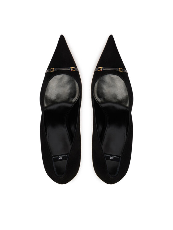 Elisabetta Franchi Magassarkú Elisabetta Franchi SA-19L-66E2-V400 Fekete