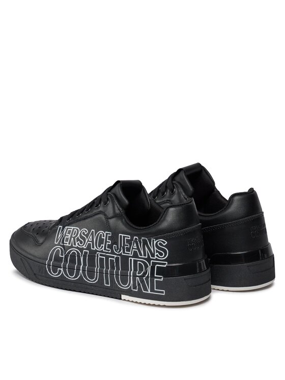 Versace Jeans Couture Sneakersy Versace Jeans Couture 75YA3SJ5 Čierna