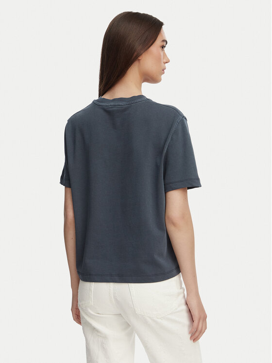 Tommy Hilfiger Tommy Hilfiger Camiseta Crest WW0WW48713 Azul marino Relaxed Fit