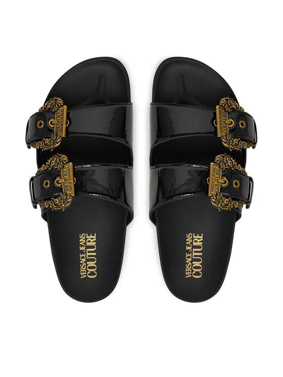 Versace Jeans Couture Шльопанці Versace Jeans Couture 80VA3SM1 ZS190 899 Чорний