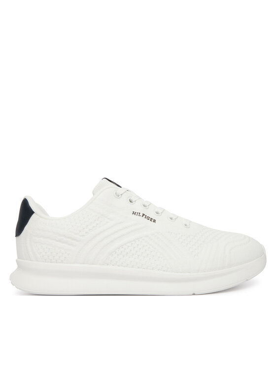 Tommy Hilfiger Sneakers Tommy Hilfiger Lightweight Runner Mix FM0FM05755 Bianco