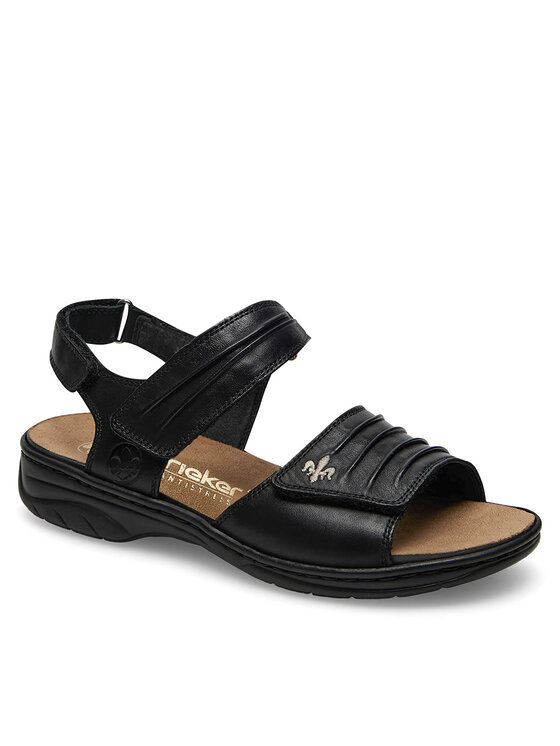 Rieker Sandali Rieker 64560-01 Črna
