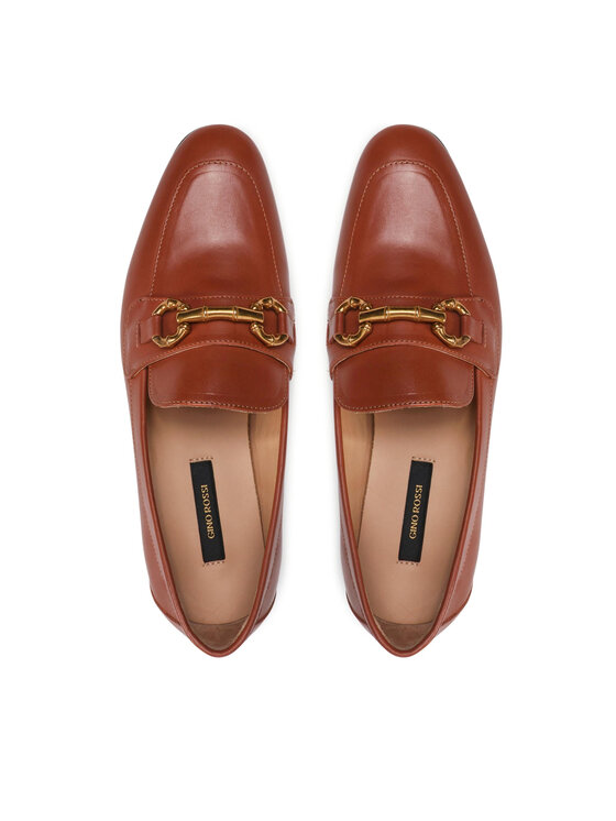 GINO ROSSI Лофери GINO ROSSI 81200 Коричневий