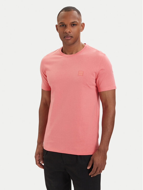 BOSS BOSS Camiseta Tales 50508584 Rojo claro Regular Fit