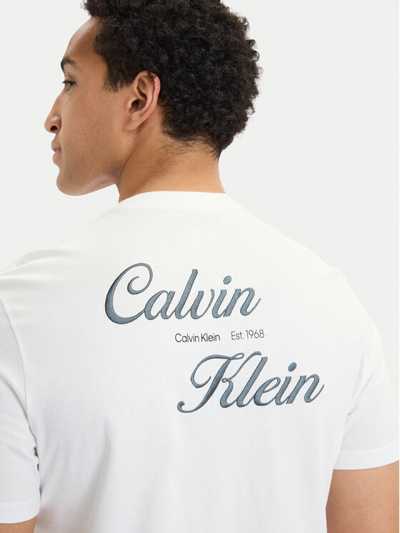 Calvin Klein Jeans Calvin Klein Jeans Camiseta SS 30s EU LV04RG804G Blanco Regular Fit
