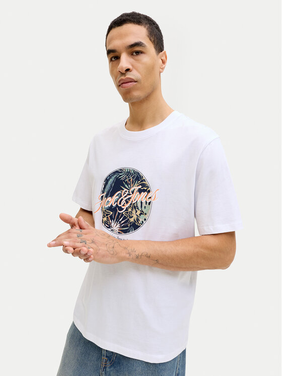 Jack & Jones Jack & Jones Camiseta Honolulu 12288088 Blanco Regular Fit