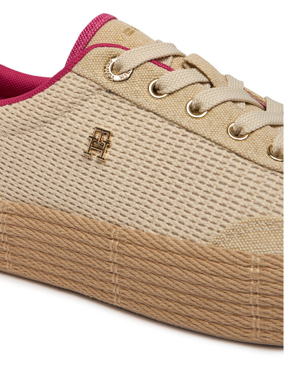 Tommy Hilfiger Espadrillas Tommy Hilfiger Th Foxing Platform Rope FW0FW09173 Beige