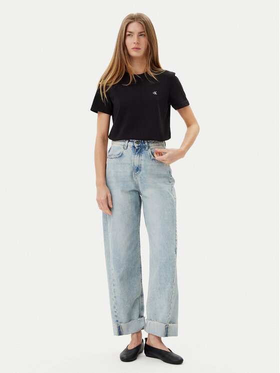 Calvin Klein Jeans Calvin Klein Jeans Póló LV047B224G Fekete Regular Fit