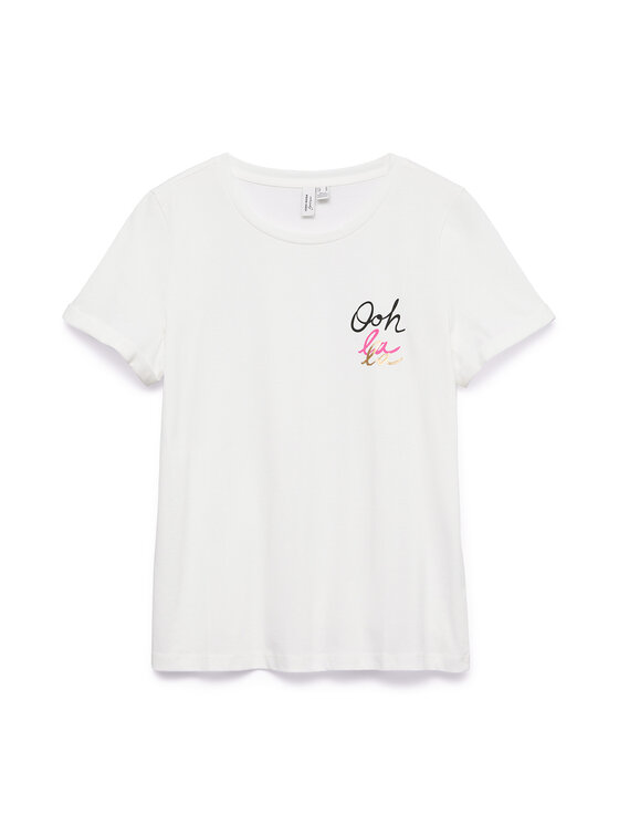 Vero Moda Vero Moda Camiseta Ikami 10340181 Blanco Regular Fit